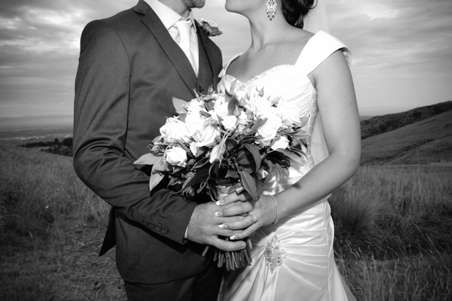 Wedding photo in Black and White